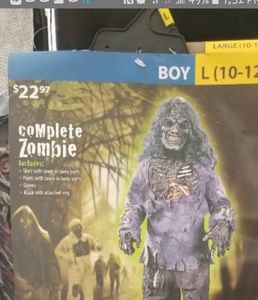 Fortner Frenzy Costumes - NWT zombie HALLOWEEN COSTUME Fortner Frenzy Costumes - NWT zombie HALLOWEEN COSTUME
